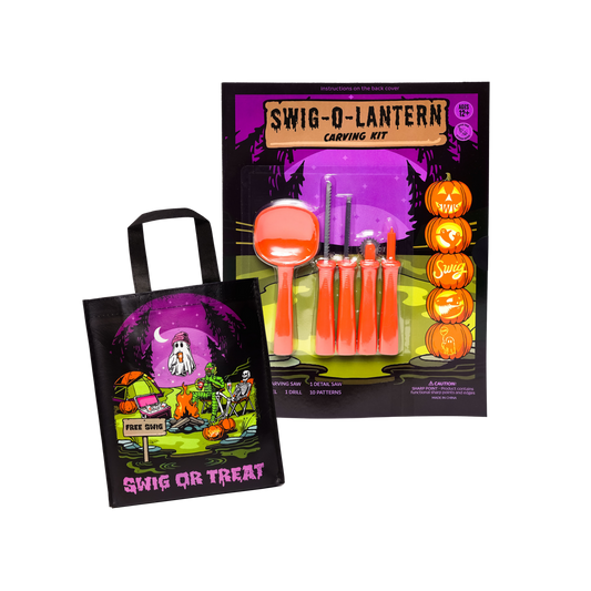 Swig-O-Lantern Pumpkin Carving Kit & Swig or Treat Bag